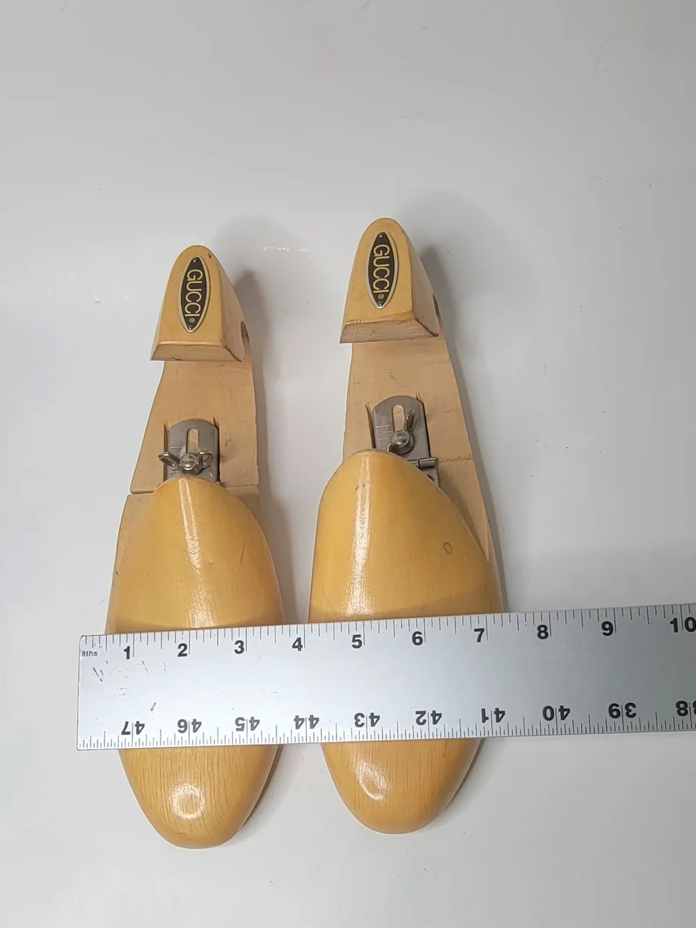 Gucci Vintage D. Mackay. New York Adjustable Wooden Shoe Tree Stretchers